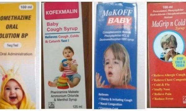 Việt Nam chưa cấp phép cho 4 loại siro bị WHO cảnh báo nguy hiểm
