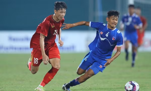 Thắng đậm U17 Nepal, U17 Việt Nam sáng cơ hội qua vòng loại U17 châu Á