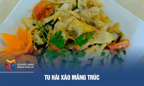 Tu hài xào măng trúc