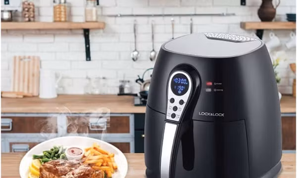 Nấu ăn vui hơn nhờ có nồi chiên không dầu Lock&Lock
