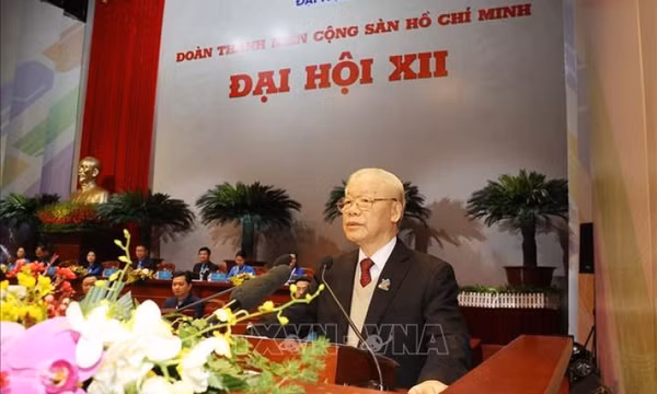 Tổng Bí thư nhắn gửi thế hệ trẻ cả nước hai chữ 'Tiên phong'