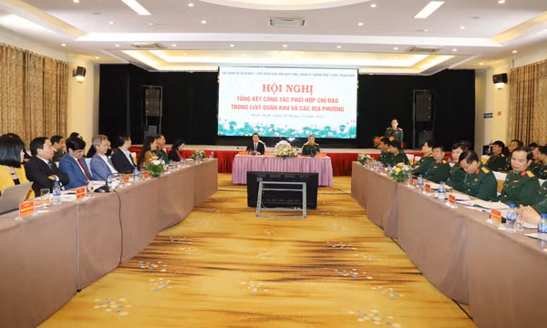 Tổng kết công tác phối hợp chỉ đạo trong LLVT địa phương