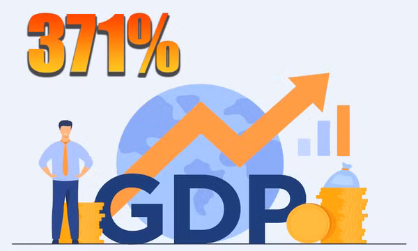 371% - là mức tăng GDP bình quân đầu người của Việt Nam 