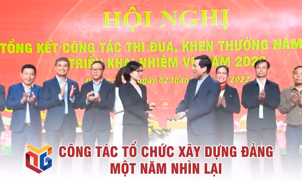 Công tác Tổ chức xây dựng Đảng - Một năm nhìn lại