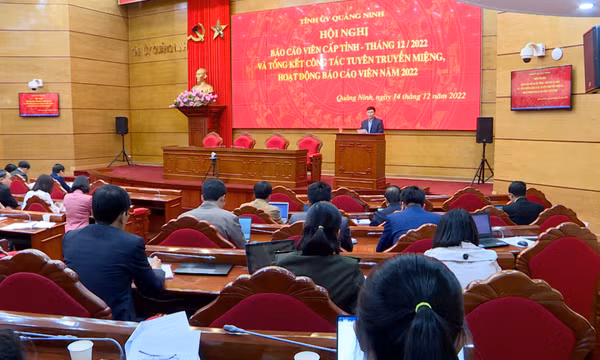 Hội nghị báo cáo viên cấp tỉnh tháng 12/2022