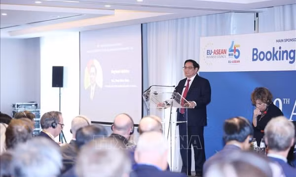 Thủ tướng Phạm Minh Chính gửi thông điệp tới cộng đồng kinh doanh ASEAN - EU
