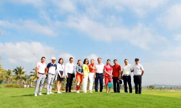 Tổ chức giải Golf Quảng Ninh mở rộng, chào mừng thành công của ĐHTT