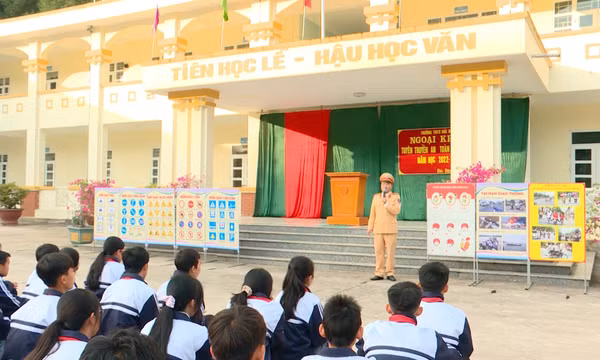 Bình Liêu tăng cường đảm bảo trật tự ATGT 