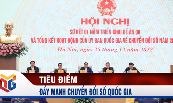 Thủ tướng Chính phủ chủ trì hội nghị của Ủy ban Quốc gia về chuyển đổi số
