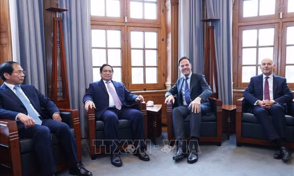 Thủ tướng Chính phủ Phạm Minh Chính hội đàm với Thủ tướng Hà Lan Mark Rutte
