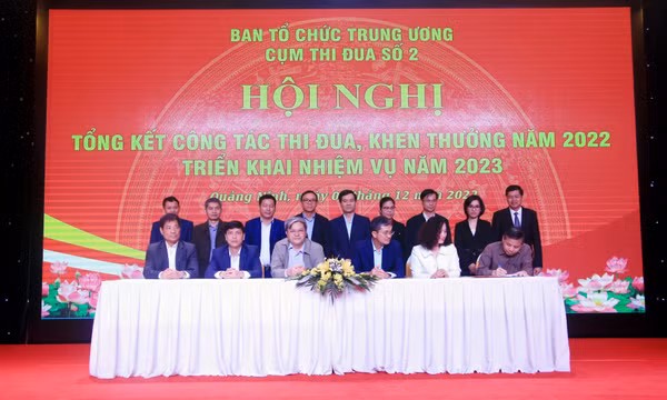Cụm thi đua số 2, Ban Tổ chức Trung ương triển khai công tác thi đua, khen thưởng năm 2023 