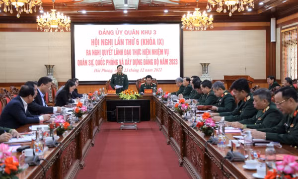 Đảng ủy Quân khu 3 ra Nghị quyết lãnh đạo thực hiện nhiệm vụ QS-QP và xây dựng Đảng bộ năm 2023