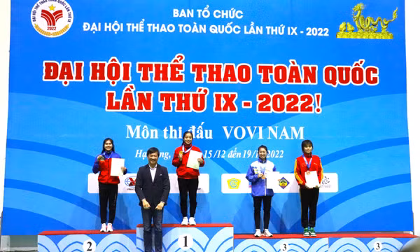 TP Hồ Chí Minh và Hà Nội dẫn đầu bảng môn Vovinam và Cờ vua