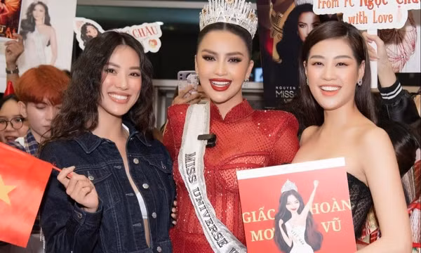 Ngọc Châu đến Mỹ thi Hoa hậu Hoàn vũ 2022