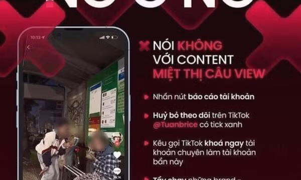 Trò bẩn để nổi tiếng sau một đêm của TikToker Việt