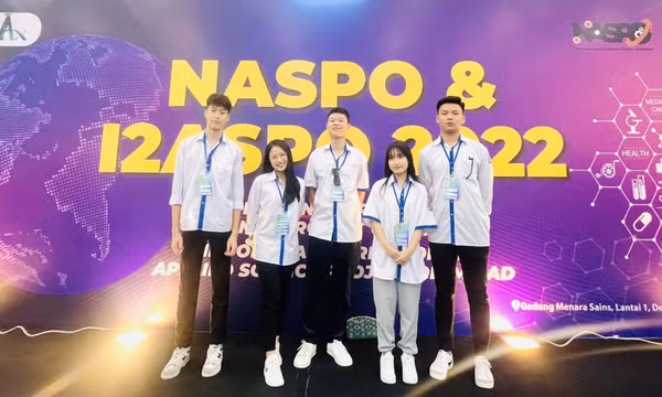 Học sinh Trường THPT Hòn Gai giành Huy chương Vàng Cuộc thi Olympic khoa học Quốc tế Indonesia - I2ASPO 2022