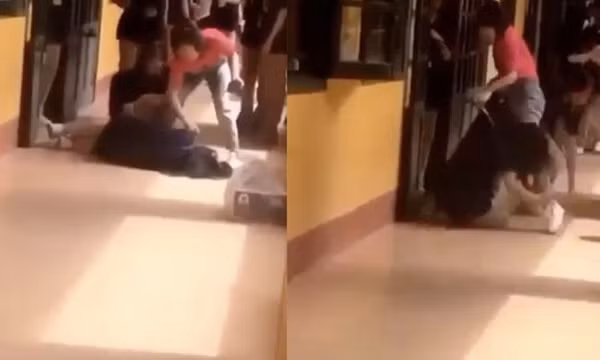 Kỷ luật cô giáo túm cổ áo học sinh kéo lê ở cửa lớp