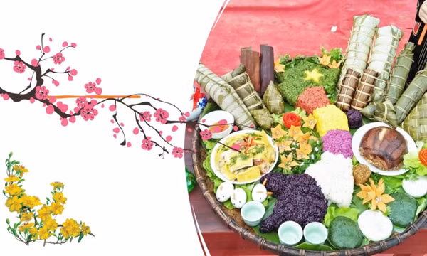 Sắc màu ẩm thực Tết vùng cao