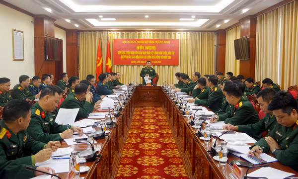 Bộ CHQS tỉnh: Phấn đấu năm 2024 “tuyển người nào, chắc người đó”