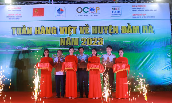  20 doanh nghiệp, HTX tham gia Tuần hàng Việt về huyện Đầm Hà năm 2023