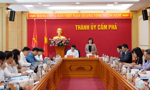 Hội nghị kiểm điểm các tập thể, cá nhân Ban Thường vụ Thành ủy Cẩm Phả 