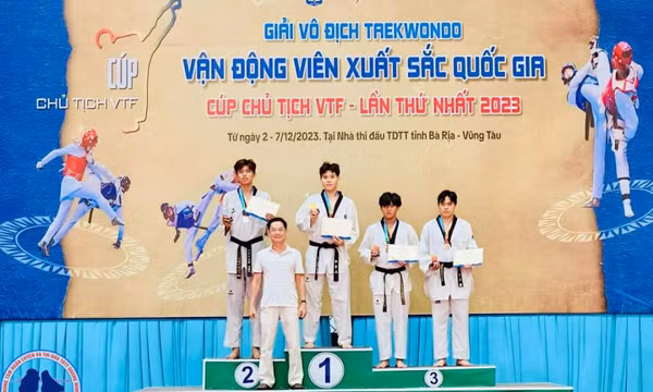 Quảng Ninh giành HCV Giải vô địch Taekwondo vận động viên xuất sắc Quốc gia  2023