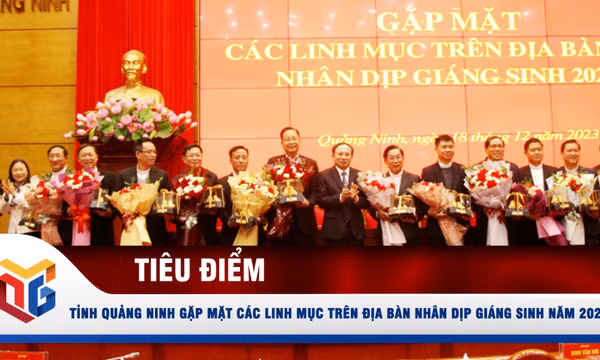 Tỉnh Quảng Ninh gặp mặt các linh mục trên địa bàn nhân dịp Giáng sinh năm 2023