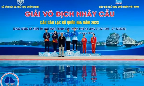 Quảng Ninh xuất sắc giành 5 HCV Giải vô địch Nhảy cầu các CLB quốc gia 2023