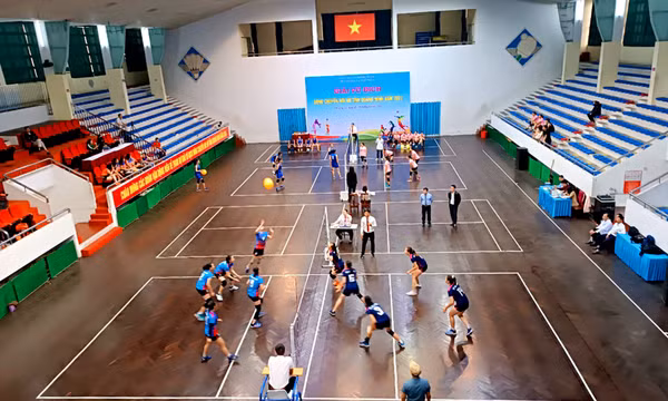 Khai mạc Giải Bóng chuyền hơi nữ tỉnh 2023 