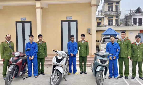 Bắt nhóm chuyên trộm xe SH
