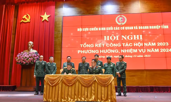 Hội CCB Khối các cơ quan và doanh nghiệp tỉnh tổng kết công tác hội năm 2023