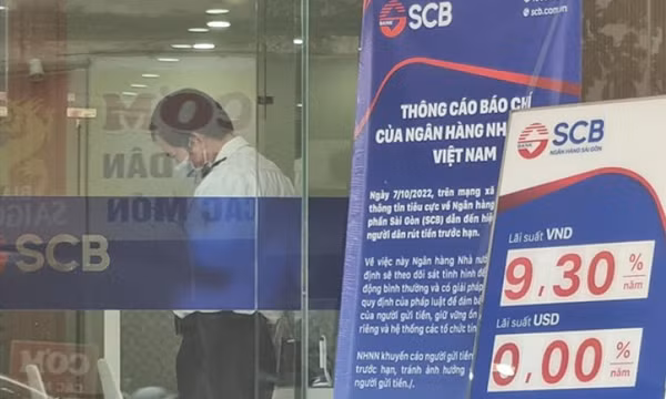SCB tiếp tục đóng cửa nhiều phòng giao dịch