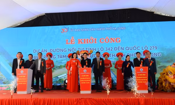 TP Hạ Long: Khởi công 2 tuyến đường với tổng mức đầu tư gần 900 tỷ đồng