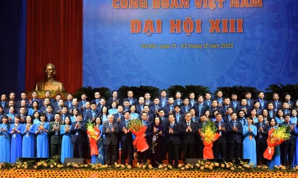 Đại hội XIII Công đoàn Việt Nam thành công tốt đẹp