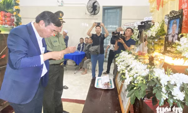 Chủ tịch nước truy tặng Huân chương Dũng cảm cho nhân viên bảo vệ ngân hàng hy sinh