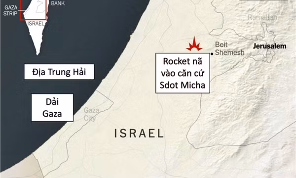 Tên lửa Hamas bắn trúng căn cứ chứa tên lửa hạt nhân của Israel?