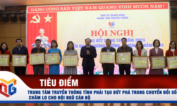 Trung tâm Truyền thông tỉnh phải tạo bứt phá trong chuyển đổi số; chăm lo cho đội ngũ cán bộ và phát triển nguồn nhân lực