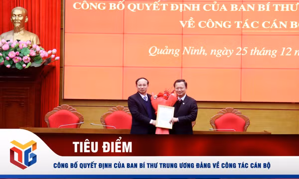 Công bố Quyết định của Ban Bí thư Trung ương Đảng về công tác cán bộ