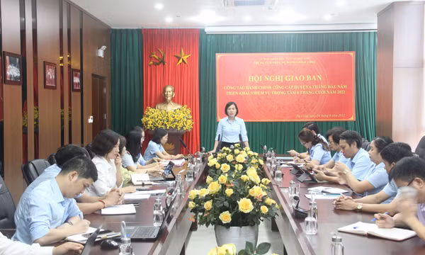 Triển khai nhiệm vụ công tác hành chính công cấp huyện 6 tháng cuối năm 2022