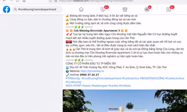Bị xử phạt vì đăng thông tin rao bán chung cư ảo tại TP Cần Thơ