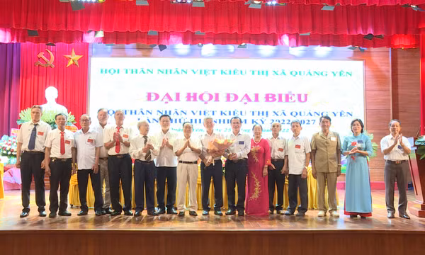 Đại hội đại biểu Hội thân nhân Việt Kiều thị xã Quảng Yên lần thứ 3, nhiệm kỳ 2022- 2027