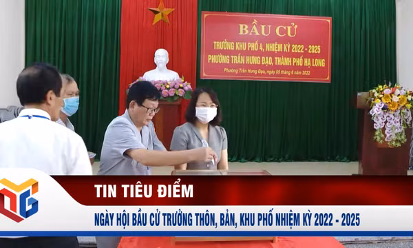 Ngày hội bầu cử trưởng thôn, bản, khu phố, nhiệm kỳ 2022-2025