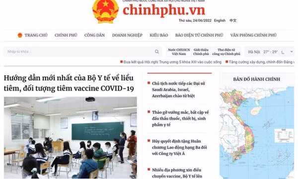 Cổng TTĐT Chính phủ làm đầu mối kết nối thông tin chỉ đạo, điều hành của Chính phủ trên môi trường mạng