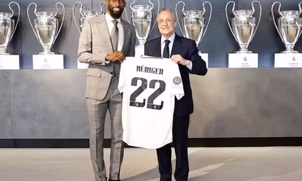 Rudiger ra mắt Real Madrid
