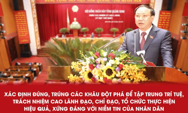 Xác định đúng, trúng các khâu đột phá để tập trung trí tuệ, trách nhiệm cao lãnh đạo, chỉ đạo, tổ chức thực hiện hiệu quả, xứng đáng với niềm tin của Nhân dân