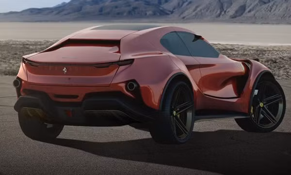 Mẫu SUV đầu tiên của Ferrari với thiết kế hầm hố