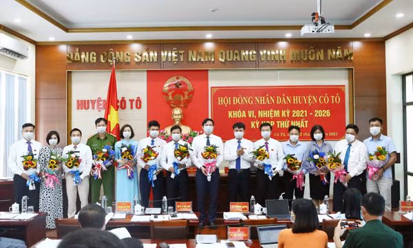 Kỳ họp thứ nhất HĐND huyện Cô Tô khóa VI, nhiệm kỳ 2021-2026 