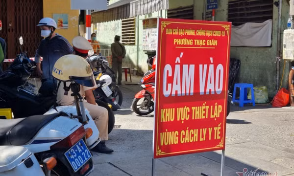 Đà Nẵng phong tỏa tạm thời gần 1.200 hộ dân liên quan đến ca mắc Covid-19