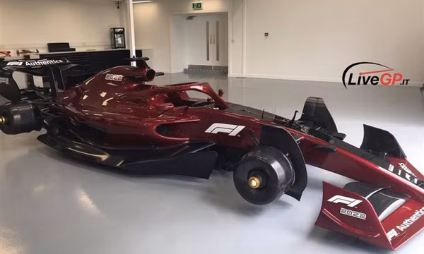 Rỏ rỉ hình ảnh xe đua F1 năm 2022