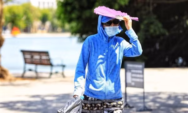 Khu vực Bắc Bộ và Trung Bộ nắng nóng, có nơi trên 38 độ C